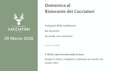 Domenica ai Cacciatori 29 Marzo 2026